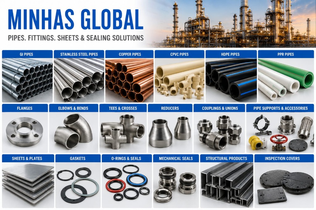 Pipes, Fittings & Sealing